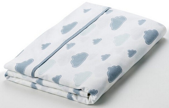 RBaby“InTheClouds”Baby’sStarPrintCottonSheet